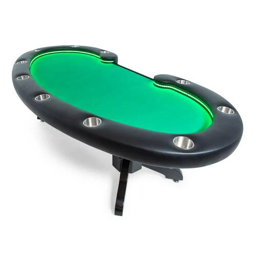 BBO Poker Tables Lumen HD LED 11-Person Poker Table with Dining Top (2BBO-LUM-1)