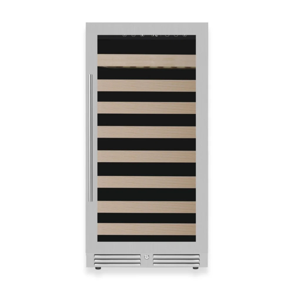 KingsBottle 47-Inch Upright Low-E Glass Door Single Zone Wine Cooler