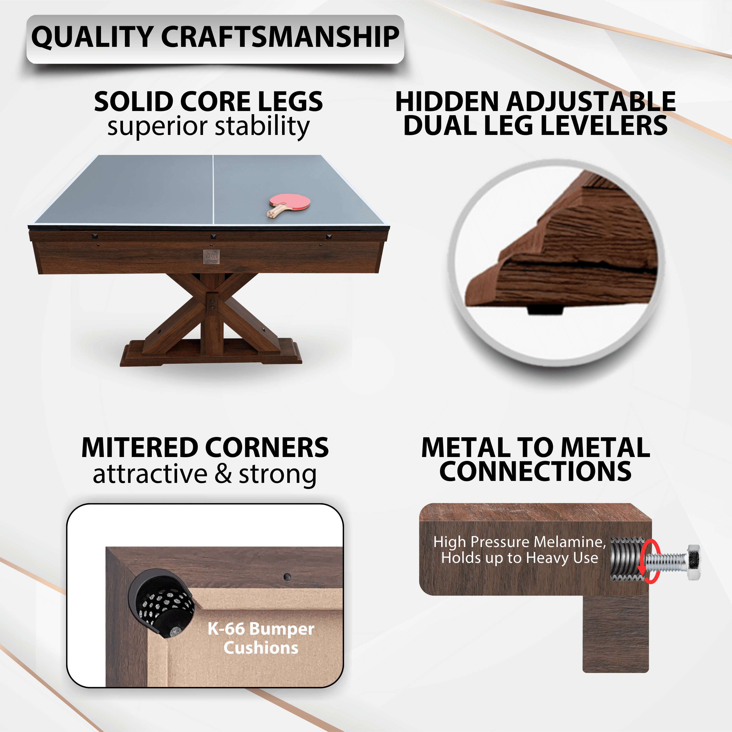 7 Ft 3 in 1 Multi Game Table, Dining Top Pool and Ping Pong Table Combo with Benches