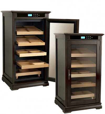 Prestige Import Group Redford Espresso Electronic Cabinet Humidor