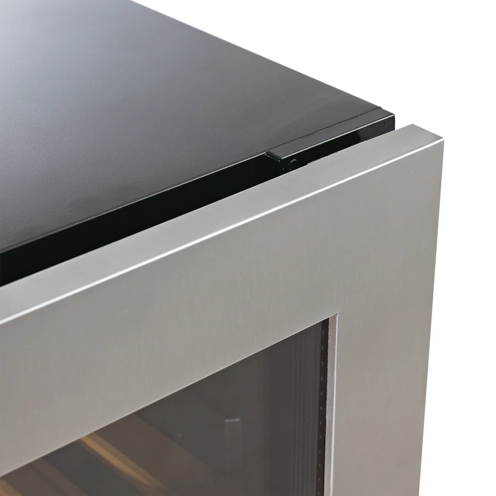 KingsBottle 47-Inch Upright Low-E Glass Door Single Zone Wine Cooler