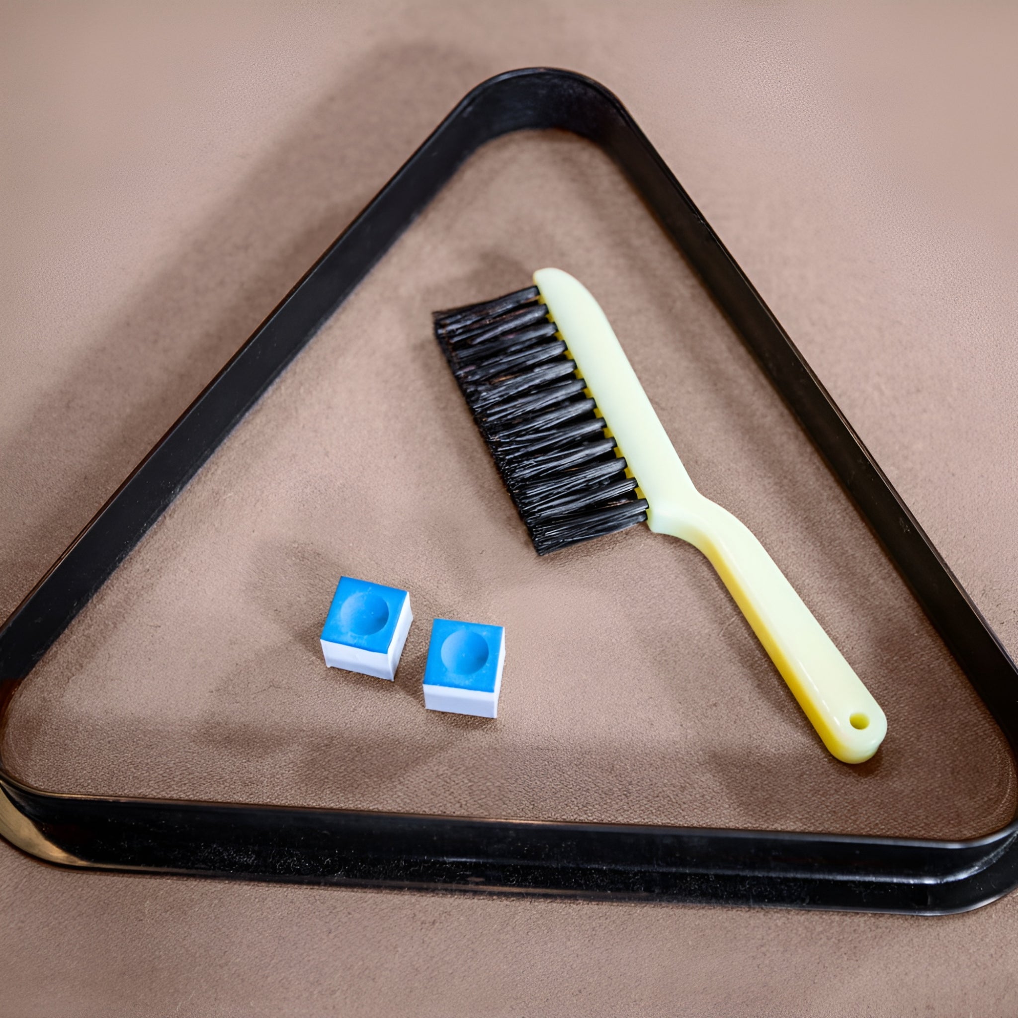 8' Covington Billiard Table with Carved Solid-Wood Legs and Antiqued Wood Finish