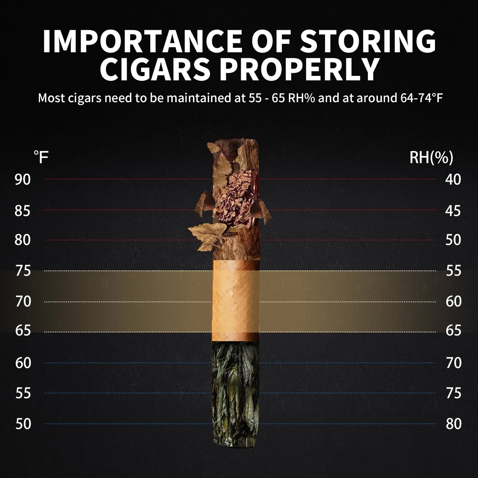 23L Electric Cigar Humidor for 150 Counts,Cooling & Heating Control System,New Year,Christmas Gifts,Father'S Day Gift