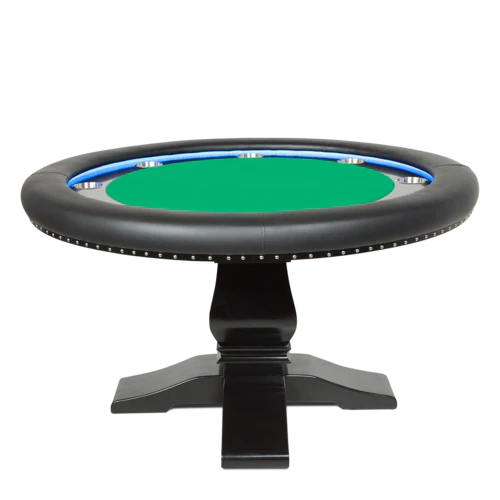 BBO Ginza LED 8-Person Poker Table with Dining Top (2BBO-GINZ)