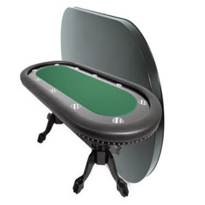BBO The Rockwell Classic Mahogany 10-Person Poker Table with Dining Top (2BBO-RW)