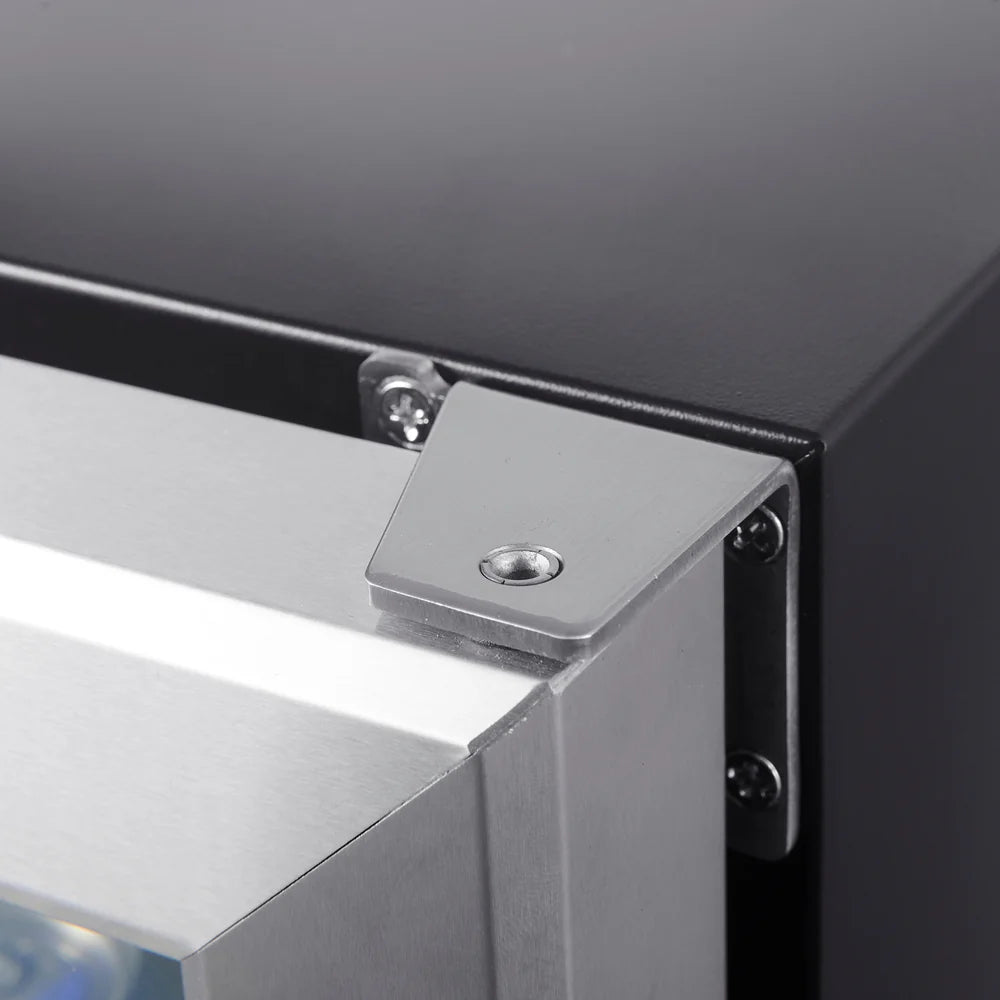 KingsBottle 30-Inch Under-Counter Low-E Glass Door Dual Zone Wine Cooler (Model: KBU165W2)