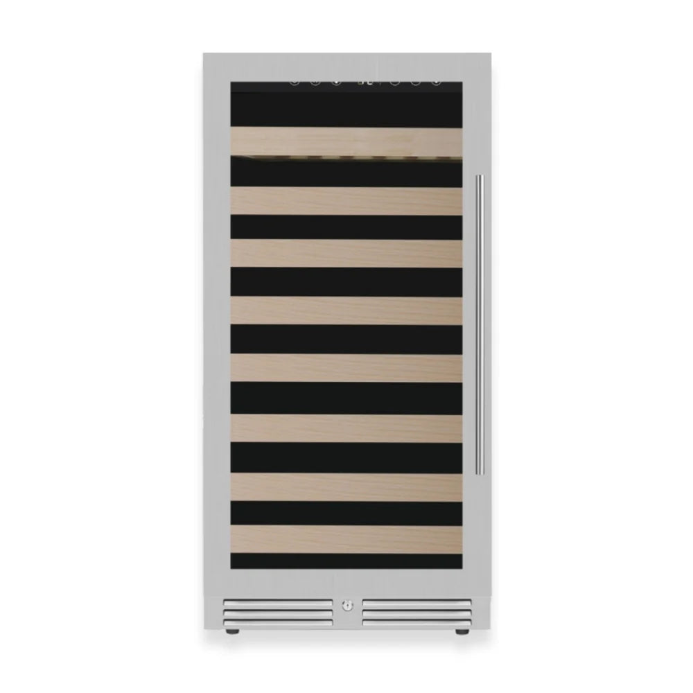 KingsBottle 47-Inch Upright Low-E Glass Door Single Zone Wine Cooler